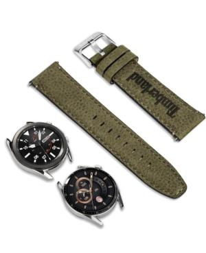 Ремешок для часов TIMBERLAND STRAP BARNESBROOK L GREEN LEATHER SS 22 mm Кожа Зелёный 22 мм изображение 6