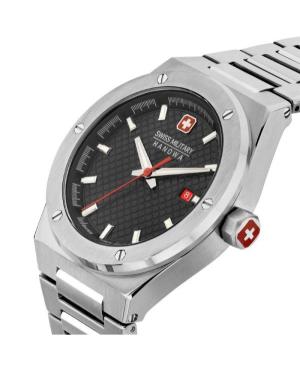 Men Classic Swiss Quartz Analog Watch SWISS MILITARY HANOWA SMWGH2101604 Black Dial 43mm image 6