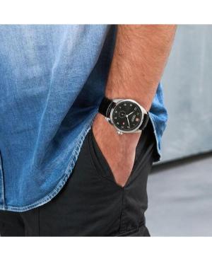 Men Classic Swiss Quartz Analog Watch SWISS MILITARY HANOWA SMWGB0000703 Black Dial 42mm image 5