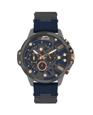 Men Fashion Quartz Analog Watch SLAZENGER SL.9.2212.2.02 Multicolor Dial 48mm