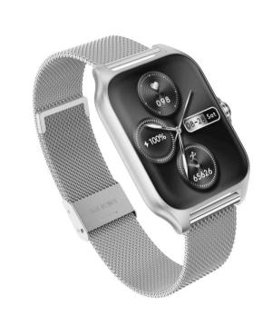 Men Fashion Sports Functional Smart watch Quartz Digital Watch GARETT GRC Activity 2 Silver matt Černá Dial image 8