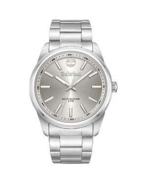 Men Klasické Quartz Analog Watch TIMBERLAND TDWGG0030001 Silver color Dial 45mm