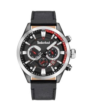Men Fashion Klassisch Quartz Analog Watch TIMBERLAND TDWJF2001902 Schwarz Dial 46mm