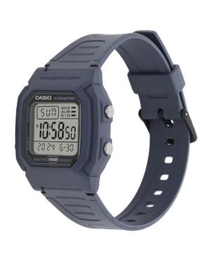 Men Sports Functional Japan Quartz Digital Watch Alarm CASIO W-800H-2AVES Schwarz Dial 37mm image 6