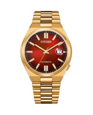 Vyriškas Klasikinis Japoniškas Kvarcinis - elektroninis, Solar Rodyklinis Watch CITIZEN NJ0153-82X Raudona Dial 40mm