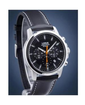Vyriškas Klasikinis Sportinis Japoniškas Kvarcinis Rodyklinis Watch Chronograph LORUS RT331KX-9 Juodas Dial 42mm image 3