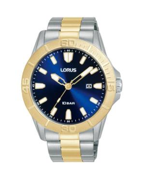 Men Klassisch Japan Quartz Analog Watch LORUS RH946QX-9 Blau Dial 43mm