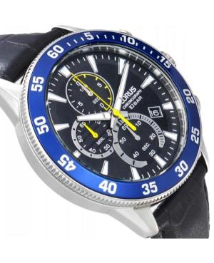 Men Classic Sports Japan Quartz Analog Watch Chronograph LORUS RM331JX9 Black Dial 45mm image 3