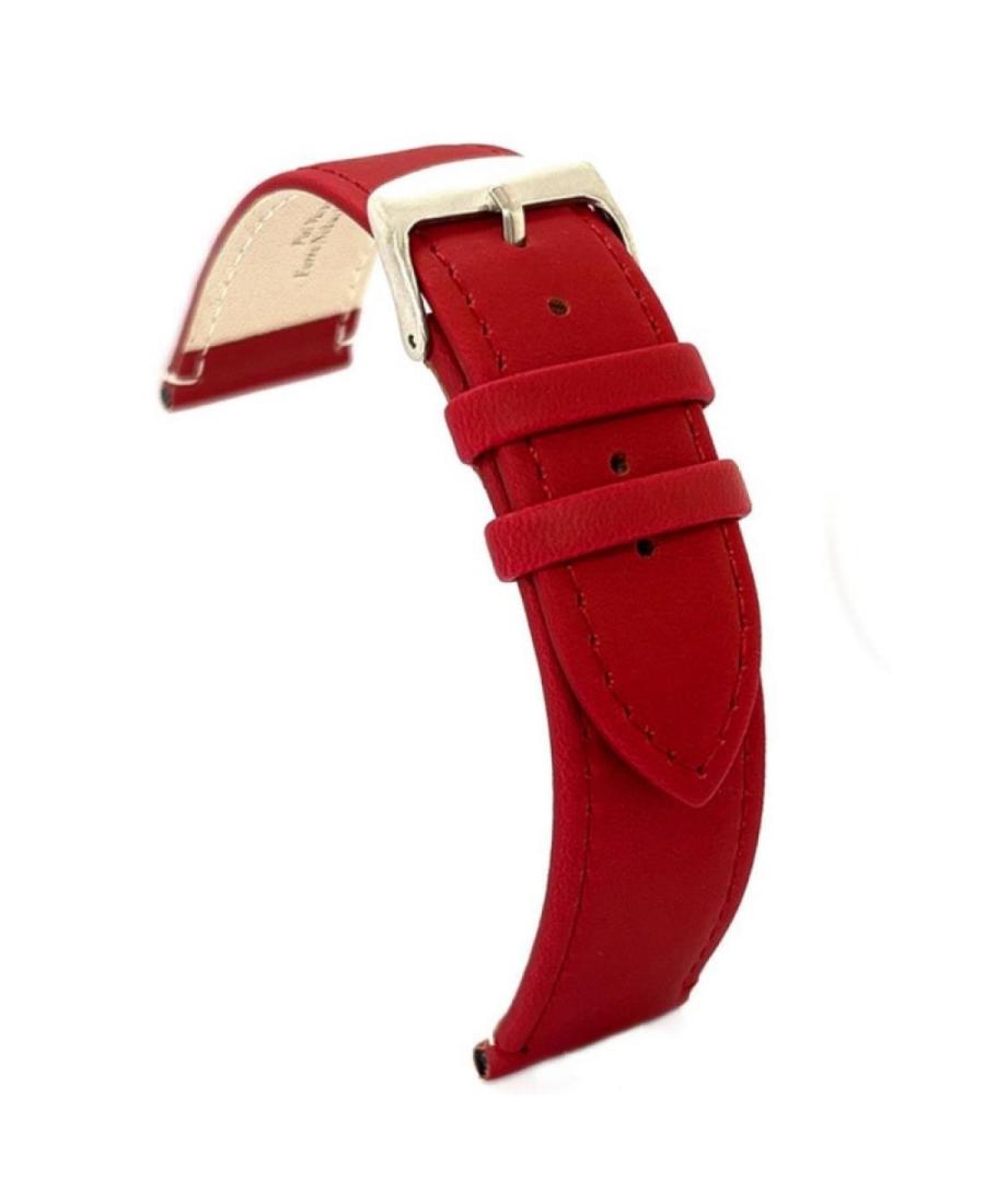 Watch Strap Diloy 421.04.22 Cherry 22 mm