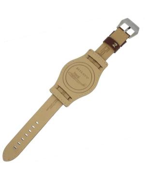 Watch Strap Diloy 386.09.20 Brown Braun 20 mm image 2