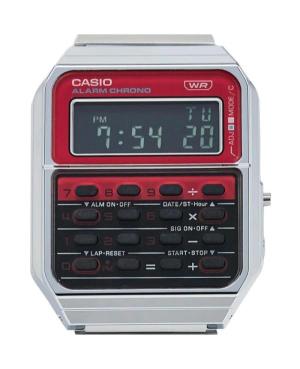 Men Fashion Functional Japan Quartz Digital Watch Alarm CASIO CA-500WE-4BEF Červená Dial 34mm image 5