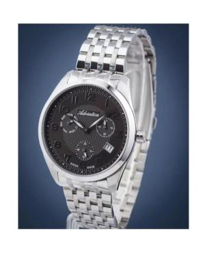 Mężczyźni Classic Analog klasyczny Szwajcar kwarcowy Zegarek ADRIATICA Czarny Wybierz 43mm A8309.5126QF image 5