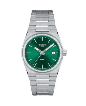 Mężczyźni klasyczny Szwajcar kwarcowy analogowe Zegarek TISSOT T137.210.11.081.00 Zielony Wybierz 35mm
