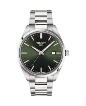 Mężczyźni klasyczny Szwajcar kwarcowy analogowe Zegarek TISSOT T150.410.11.091.00 Zielony Wybierz 40mm