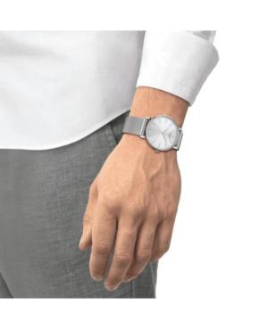 Men Classic Swiss Quartz Analog Watch TISSOT T143.410.11.011.00 Silver Dial 40mm image 6