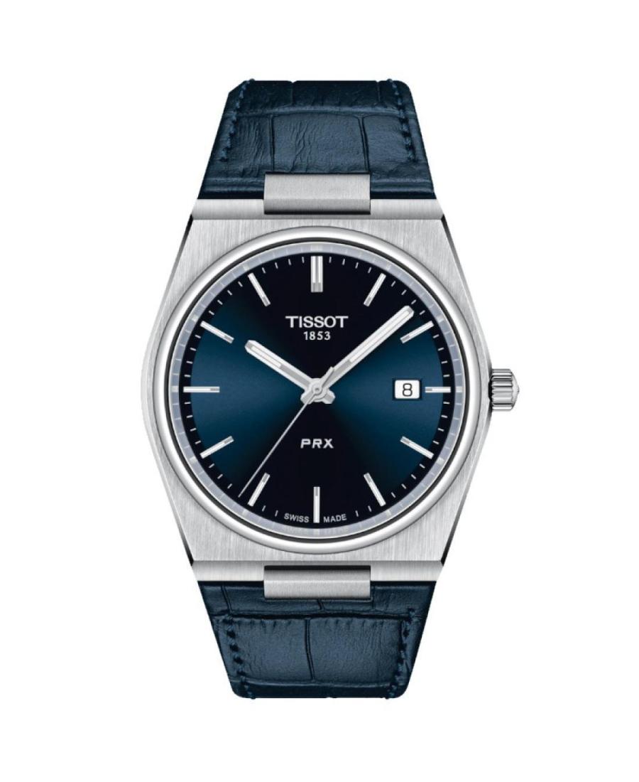 Men Klassisch Swiss Quartz Analog Watch TISSOT T137.410.16.041.00 Blau Dial 40mm