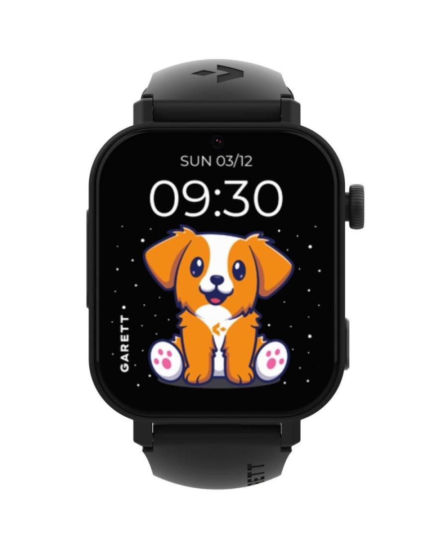 Детские часы Garett Kids Rel 4G Black Фешн Многофункциональные Спортивные Умные часы GARETT Кварцевые Черный Циферблат