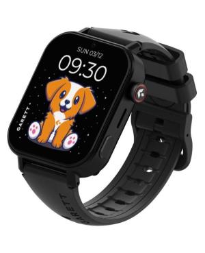 Zegarki dziecięce Garett Kids Rel 4G Black Funkcjonalny sportowy Smart Zegarek Moda GARETT kwarcowy Czarny Wybierz image 5