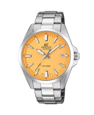 Mężczyźni klasyczny Japonia kwarcowy analogowe Zegarek CASIO EFV-100D-9AVUEF Pomarańczowy Wybierz 42mm
