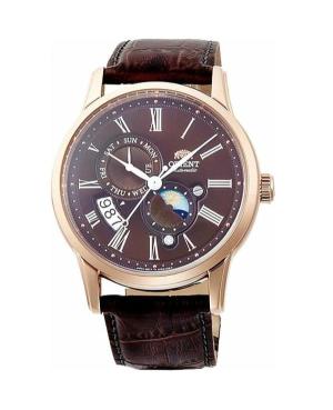 Men Classic Japan Automatic Analog Watch ORIENT RA-AK0009T30B Brown Dial 43mm