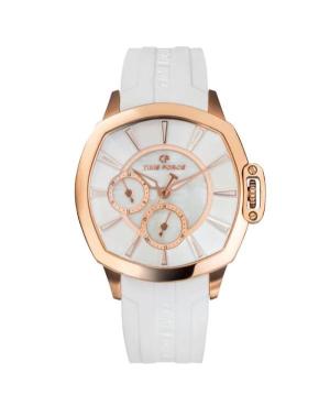 Kobiety klasyczny sportowy Szwajcar kwarcowy analogowe Zegarek TIME FORCE TF5029LR-02 Srebrna Wybierz 36mm