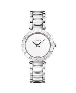 Women Klassisch Luxury Swiss Quartz Analog Watch BALMAIN B4255.33.25 Silver Dial 33mm