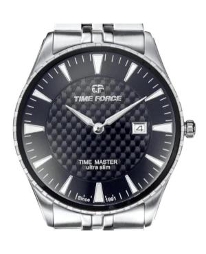 Vyriškas Sportinis Swiss Kvarcinis Rodyklinis Watch TIME FORCE TF5041MAN-01M Juodas Dial 41mm image 4