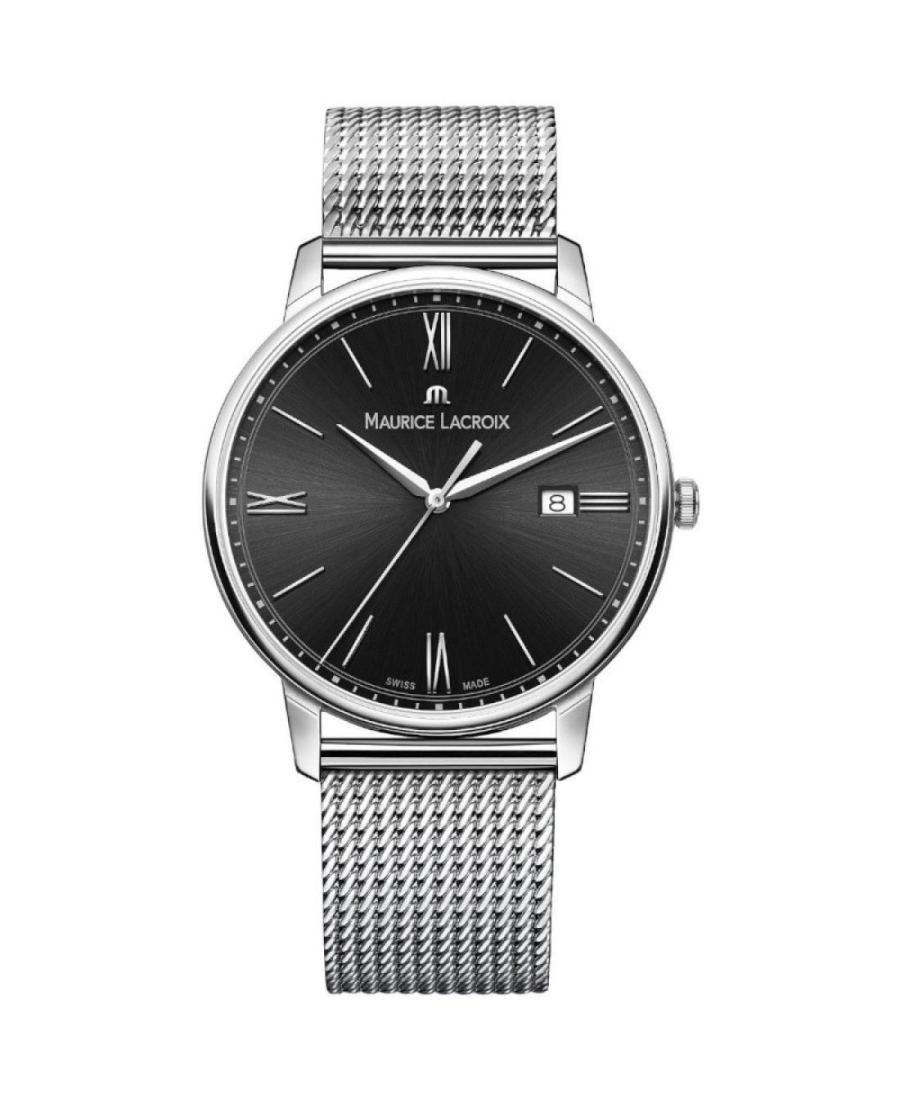 Men Klasické Luxury Swiss Quartz Analog Watch MAURICE LACROIX EL1118-SS002-310-1 Černá Dial 40mm