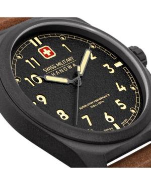 Men Klassisch Swiss Quartz Analog Watch SWISS MILITARY HANOWA SMWGA0003940 Schwarz Dial 40mm image 5