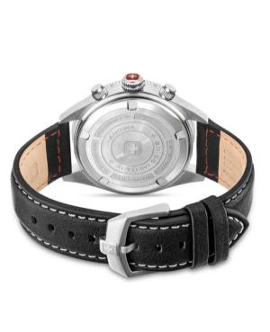 Men Sports Swiss Quartz Analog Watch Chronograph SWISS MILITARY HANOWA SMWGC0003801 Černá Dial 43mm image 4