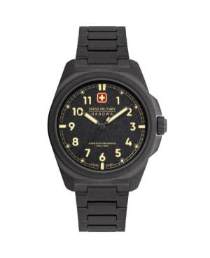 Mężczyźni klasyczny Szwajcar kwarcowy analogowe Zegarek SWISS MILITARY HANOWA SMWGG0003941 Czarny Wybierz 40mm