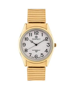 Men Classic Quartz Analog Watch PERFECT X532-12 White Dial 37mm