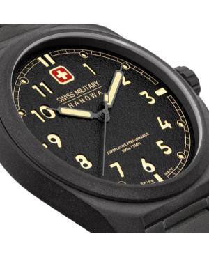 Mężczyźni klasyczny Szwajcar kwarcowy analogowe Zegarek SWISS MILITARY HANOWA SMWGG0003941 Czarny Wybierz 40mm image 5