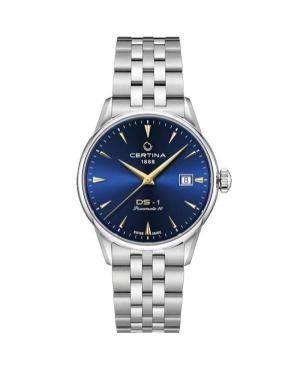 Men Classic Swiss Automatic Analog Watch CERTINA C029.207.11.041.00 Blue Dial 38mm