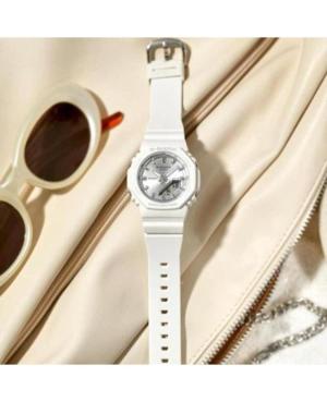 Mężczyźni sportowy Funkcjonalny Diver Japonia kwarcowy cyfrowe Zegarek Timer CASIO GMA-P2100VA-7AER G-Shock Srebrna Wybierz 40.2 image 5