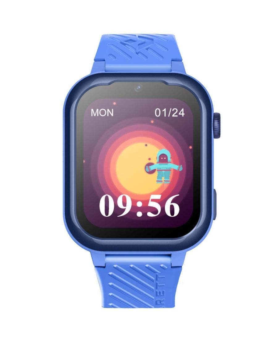 Zegarki dziecięce Kids Essa 4G Blue Funkcjonalny Moda Smart Zegarek sportowy GARETT kwarcowy Czarny Wybierz