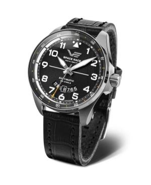 Men Diver Automatic Analog Watch VOSTOK EUROPE NH35-325A745 Schwarz Dial 46mm