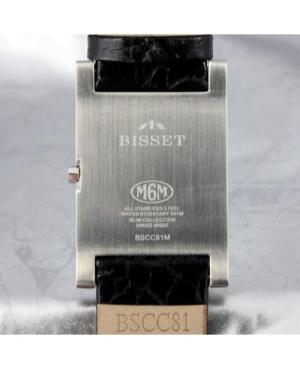Men Fashion Klasické Swiss Quartz Analog Watch BISSET BSCC81SMBX03BX Černá Dial 33mm image 3