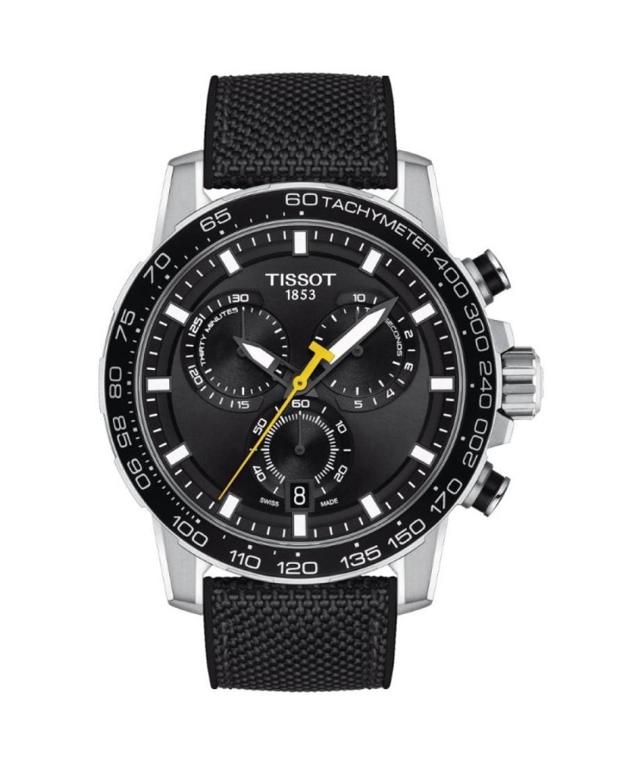 Mężczyźni sportowy Szwajcar kwarcowy analogowe Zegarek Chronograf TISSOT T125.617.17.051.02 Czarny Wybierz 45mm