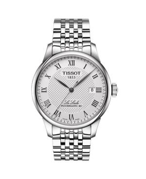 Men Klasické Luxury Swiss Automatic Analog Watch TISSOT T006.407.11.033.00 Silver Dial 39.3mm