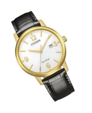 Мужские Классические Японские Eco-Drive Аналоговый Часы CITIZEN BM6756-01A Белый Циферблат 40mm изображение 2