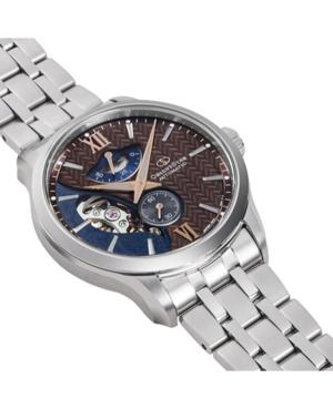 Men Klasické Luxury Japan Automatic Analog Watch Skeleton ORIENT STAR RE-AV0B02Y00B Hnědá Dial 41mm image 8