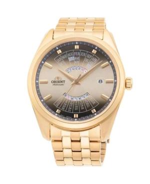 Men Classic Japan Automatic Analog Watch ORIENT RA-BA0001G30B Golden Dial 43mm
