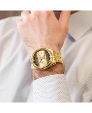 Men Klasické Japan Automatic Analog Watch ORIENT RA-BA0001G30B Golden Dial 43mm image 6