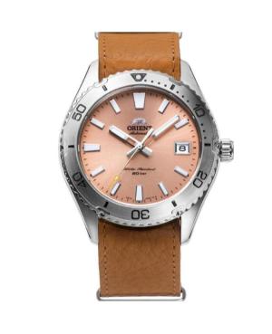 Men Sports Diver Japan Automatic Analog Watch ORIENT RA-AC0Q05P30B Pink Dial