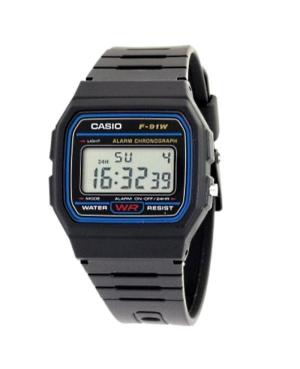 Мужские Классические Спортивные Наручные Часы CASIO F-91W-1YEG