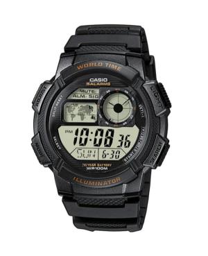 Men Sports Functional Japan Quartz Digital Watch Timer CASIO AE-1000W-1AVEF Silver color Dial 46mm