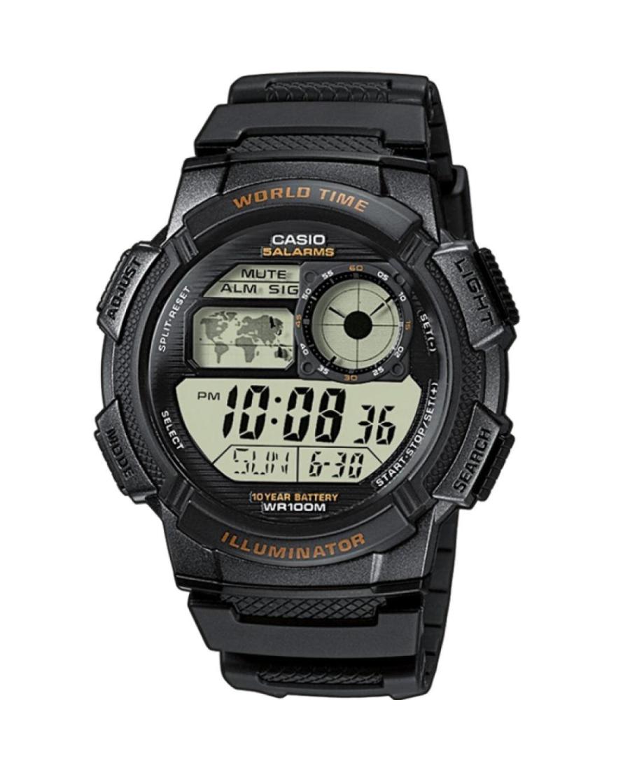 Men Sports Functional Japan Quartz Digital Watch Timer CASIO AE-1000W-1AVEF Silver color Dial 46mm