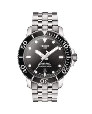 Mężczyźni klasyczny Diver Luxury Szwajcar automatyczny analogowe Zegarek TISSOT T120.407.11.051.00 Czarny Wybierz 43mm