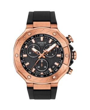 Mężczyźni sportowy Szwajcar kwarcowy analogowe Zegarek Chronograf TISSOT T141.417.37.051.00 Czarny Wybierz 45mm